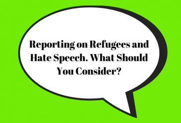 Live Recording: Reporting Refugees and Hate Speech