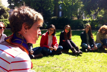 MDI Teaches Inclusive Journalism to American Students on a London Park